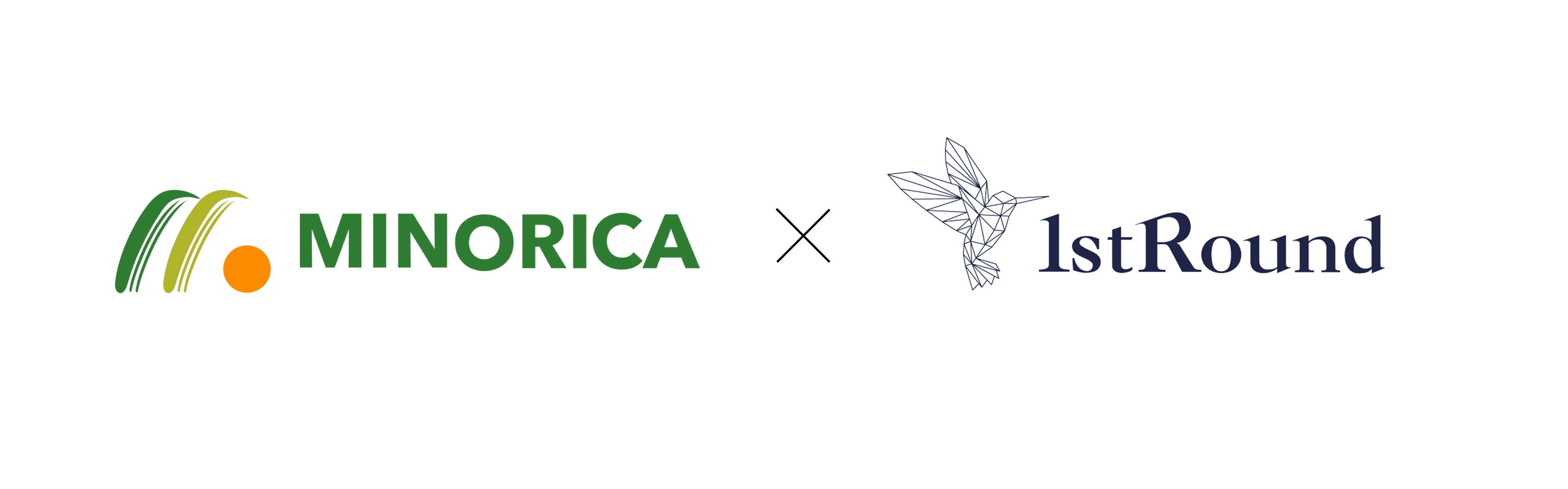 MINORICAと1stRoundのロゴ